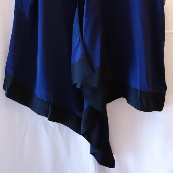 👗2/$30👗NWT Today's Designer Brand Sleeveless Navy Blue/Black Slip-on Blouse XL - Picture 5 of 9